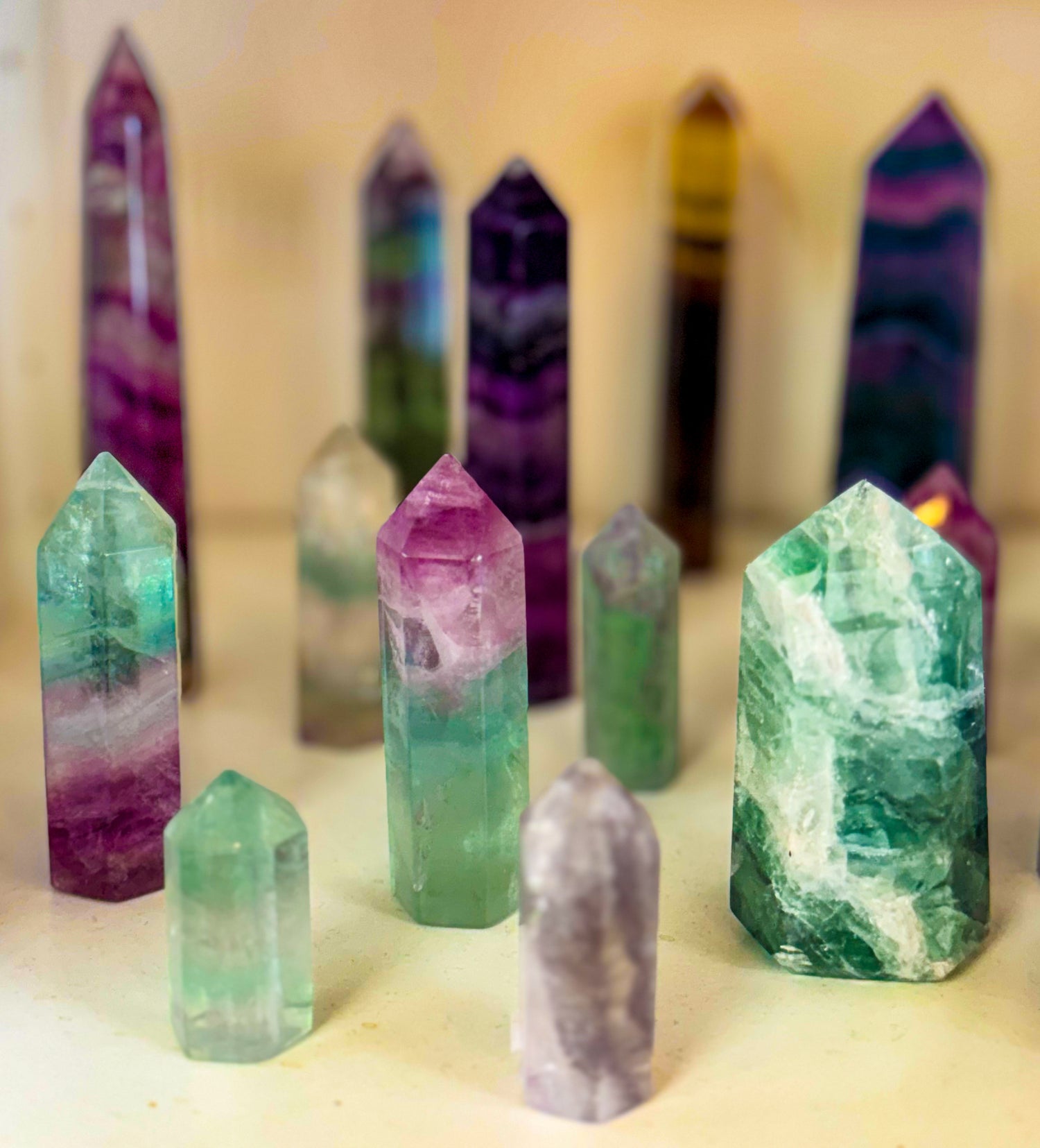 Fluorite Towers in store