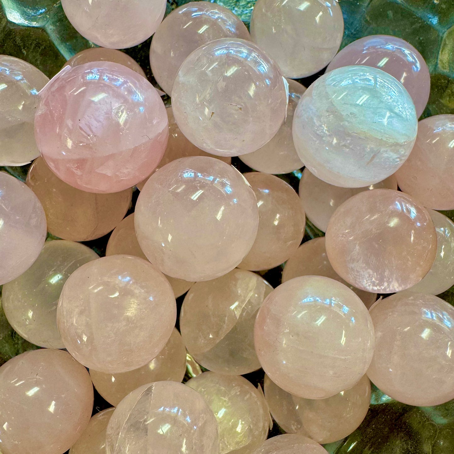Rose Quartz Sphere Tiny