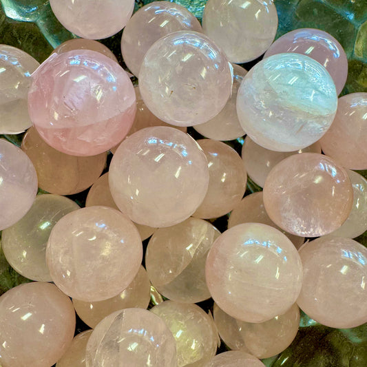 Rose Quartz Sphere Tiny