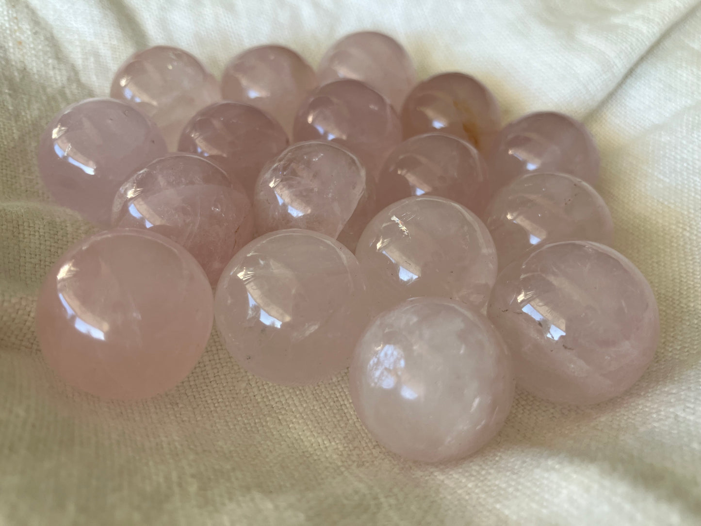 Rose Quartz Sphere Tiny